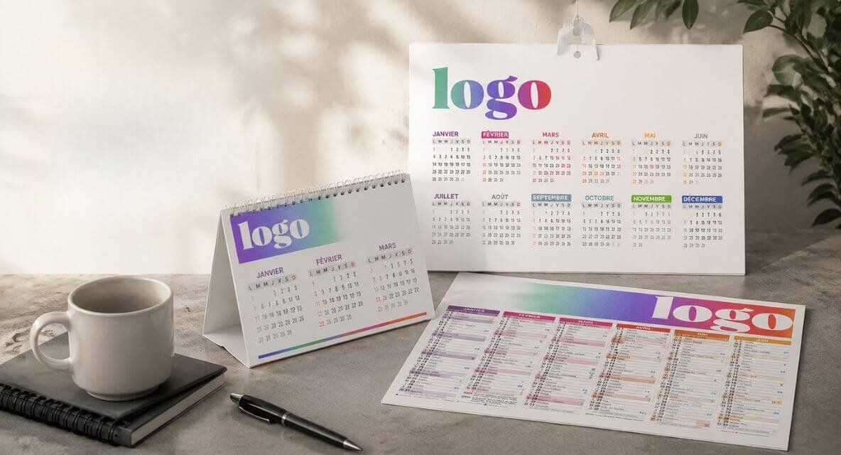 Calendriers de bureau personnalisés